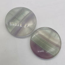 Load image into Gallery viewer, Springtime Pastel Fluorite Pendant Bead | 50x9mm | 2 Beads |