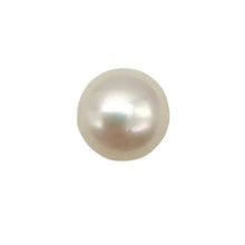 Load image into Gallery viewer, 1 Premium 8.5mm 1/2 Drilled White Pearl Bead 003915A