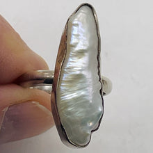 Load image into Gallery viewer, Biwa Pearl Sterling Silver Ring | Size 7.5 | White | 1 Ring |