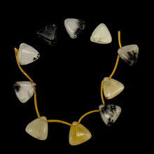 Load image into Gallery viewer, This Is 8 Beads of Rare Golden Opal Triangle Briolette 003424