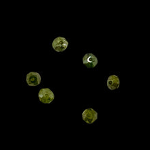 Load image into Gallery viewer, Parrot Green Diamond Faceted Beads | 0.30cts | 2.5x1.5mm to 2.2x1.7mm | 6 Beads|