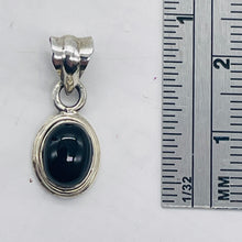 Load image into Gallery viewer, Onyx Sterling Silver Drop Pendant | 3/4" Long | Black | 1 Pendant |