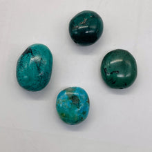 Load image into Gallery viewer, Turquoise Nugget Beads | 24x13 to 19x13mm | | 23 gtw | Blue, Black | 4 Beads |