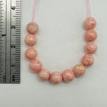 Load image into Gallery viewer, 12 Pink Rhodochrosite 6mm Round Beads
