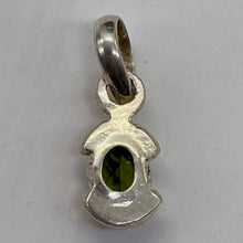 Load image into Gallery viewer, Peridot Sterling Silver Drop Pendant | 3/4" Long | Green | 1 Pendant |