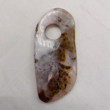 Load image into Gallery viewer, Peruvian Opal 15g Abstract Cut | 56x29x6mm | White. Gray, Pink | 1 Pendant Bead|