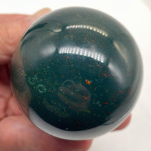 Load image into Gallery viewer, Bloodstone Sphere 380g (13.4oz) | 66mm (2.6") | Green Red | 1 Display Specimen |