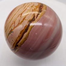 Load image into Gallery viewer, Mookaite Magic Sphere 593g (21oz) | 75mm (3") | Pink White | 1 Display Specimen|