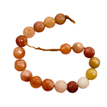 Load image into Gallery viewer, 18 Spectacular Autumn Jade Faceted Beads 005665