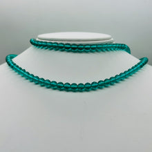 Load image into Gallery viewer, Bohemian glass Round Beads 24" Strand | 6mm | Green | 100 Beads |