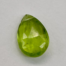 Load image into Gallery viewer, Faceted Peridot Briolette Bead | Green | 11x7x4mm | 2.9 ct |
