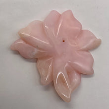 Load image into Gallery viewer, Peruvian Opal 45cts Flower Pendant Bead | 45x42x6mm | Pink | 1 Pendant Bead |