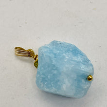 Load image into Gallery viewer, Hemimorphite 14K Gold Filled Natural Pendant | 1" Long | Blue | 1 Pendant |
