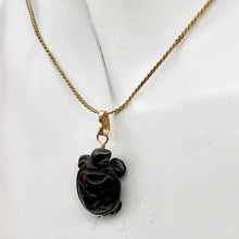 Load image into Gallery viewer, Charming! Hematite Turtle & Vermeil Pendant 509280HMG