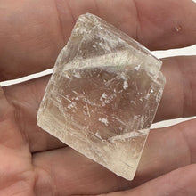 Load image into Gallery viewer, Optical Calcite Iceland Spar 56g Rectangular Display Specimen| 32x30x21mm| Clear