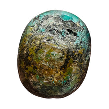 Load image into Gallery viewer, Turquoise Natural Focal 53g Nugget Bead | 44x35x27mm | Blue, Black | 1 Bead |