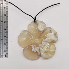 Load image into Gallery viewer, Quartz Pendant Flower | 55x8mm | Lavender White | 1 Bead |