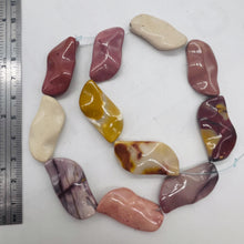 Load image into Gallery viewer, Fab Mookaite Wavy Marquis Bead Strand | 30x15mm | 11 Beads |