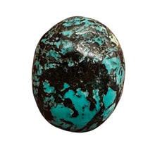 Load image into Gallery viewer, Turquoise 17g Natural Focal Nugget Pendant Bead| 28x24x16mm| Blue, Black| 1 Bead