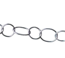 Load image into Gallery viewer, Perfect Polished Silver Circle Chain 4 inches 10321