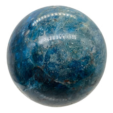 Load image into Gallery viewer, Apatite 435g Meditation Sphere | 2.63" | 66mm | Blue, White | 1 Display Specimen