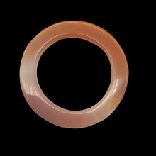 Load image into Gallery viewer, Carnelian Agate Picture Frame Bead | 37x3.5mm | Orange | 23mm opening