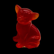 Load image into Gallery viewer, Cocker Spaniel Carved | 1 Figurine | | 40x28x19mm | Chatoyant Orange