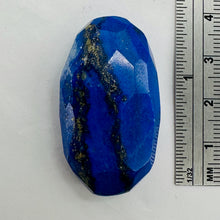 Load image into Gallery viewer, Blue Lapis Lazuli Designer Cut Pendant Bead 93ct 39x21x13mm Afghanistan