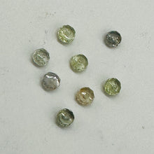 Load image into Gallery viewer, Fancy Natural Sapphire Faceted Bead Parcel | White | 4x2.5mm | 8 Beads|