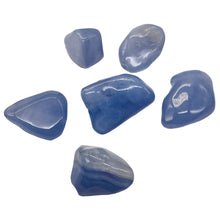 Load image into Gallery viewer, Chalcedony Gemstone 53g Nuggets | 30x22x11 to 17x16x15mm |Blue | 6 Pendant Beads