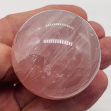 Load image into Gallery viewer, Rose Quartz Sphere | 160g (5.6 oz) | 48mm (1.9") | Pink | 1 Display Specimen |