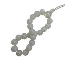 Load image into Gallery viewer, Opalized Glass 7" Strand Round Beads | 8mm | Opalized White | 21 Beads |