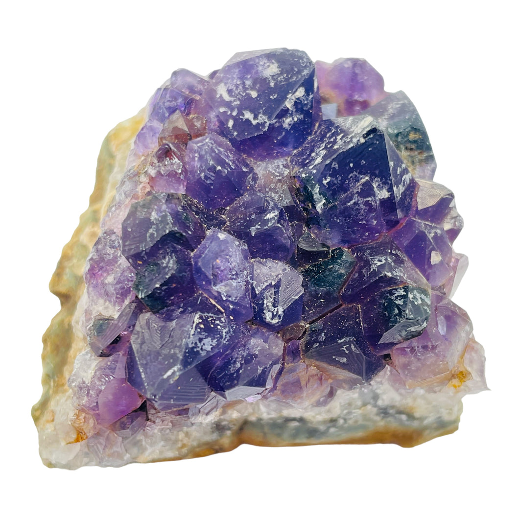 Amethyst Cluster Crystal Natural Display Specimen | 69g| 42x38x32mm | Purple| 1