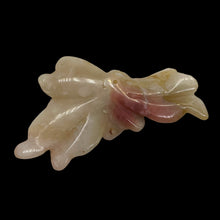 Load image into Gallery viewer, Pink Peruvian Opal Carved 24cts Flower Pendant Bead | 31x42x4mm | Pink |