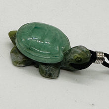 Load image into Gallery viewer, Aventurine Stone Turtle Pendant Necklace | 3/4' Long | Green| 1 Necklace |