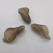 Load image into Gallery viewer, Chalcedony Calla Lily Flower Beads | 22x11x2.5mm | Green Purple | 3 Beads |