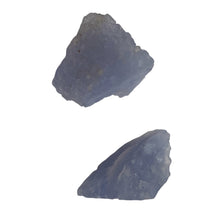 Load image into Gallery viewer, Blue Chalcedony 14g Druzy Nugget Beads | 22x22x16mm | Blue | 2 Beads |