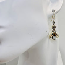 Load image into Gallery viewer, Fresh Water Pearl Sterling Silver Drop Earrings | 1 1/2" Long | White | 1 Pair |