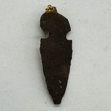Load image into Gallery viewer, Sandstone Carved Arrowhead Pendant | 1 3/4" Long | Red | 1 Pendant |