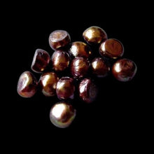 Load image into Gallery viewer, Copper Cocoa Nugget Fresh Water Pearls | 14 Pearls |