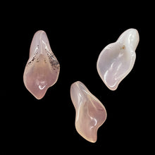 Load image into Gallery viewer, Chalcedony Calla Lily Flower Beads | 22x11x2.5mm - 27x11x2mm | White | 3 Beads |