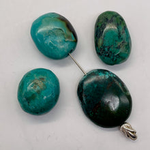 Load image into Gallery viewer, Turquoise 18g Nugget Beads | 24x6 to 19x10mm | Blue, Black | 4 Beads |