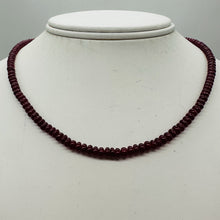 Load image into Gallery viewer, Ruby AAA Rondelle Bead 16" Strand | 4.5x3.5 to 4x3mm | Red | 150 Beads |