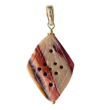 Load image into Gallery viewer, Amazing! Hand Carved Mookaite & 14Kgf Pendant 7205C