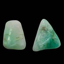 Load image into Gallery viewer, Designer Natural Chrysoprase Beads | 96cts | 33x30x9 to 30x20x8mm | 2 Beads |