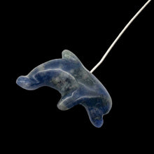 Load image into Gallery viewer, Unique Carved Sodalite Jumping Dolphin Figurine