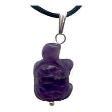 Load image into Gallery viewer, Charming! Amethyst Turtle & 925 Sterling Silver Pendant 509280AMS