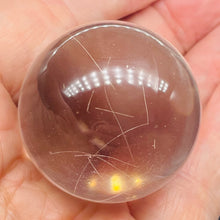 Load image into Gallery viewer, Quartz 108g (4oz) Skrying Sphere | 44mm (1.75_) | Clear | 1 Display Specimen. |