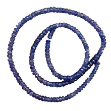 Load image into Gallery viewer, Tanzanite (approx 3.5cts) Rondelle Bead Parcel | 5x3mm | Blue | 5 Beads |