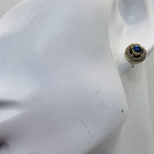 Load image into Gallery viewer, Labradorite in Sterling Silver Post Earrings | Blue Flash | 1 Pair |